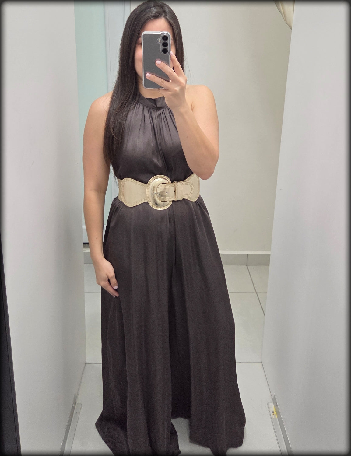 Jumpsuit Made In Italy 100% Viscosa