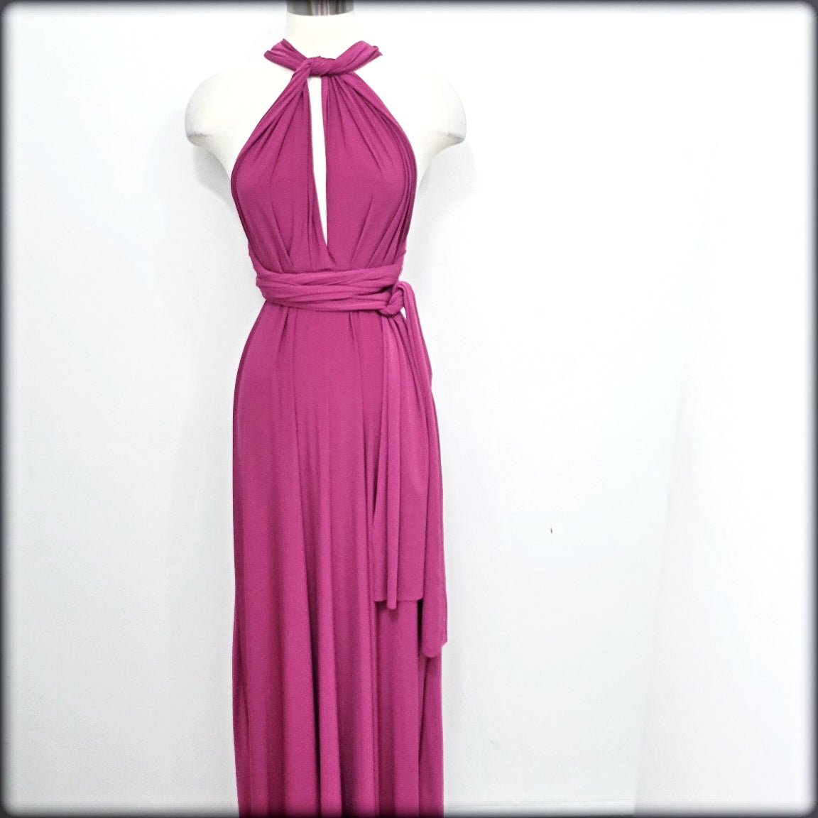 INFINITY DRESS MAGENTA