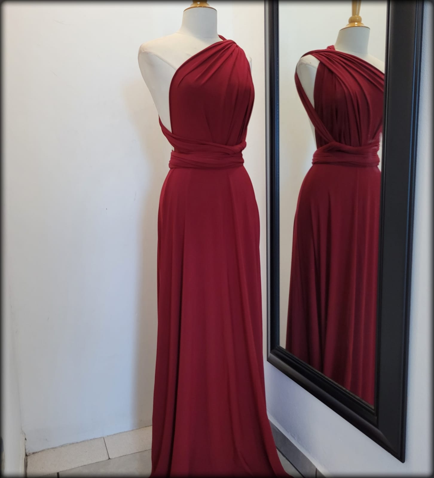 Infinity hot sale dress maroon