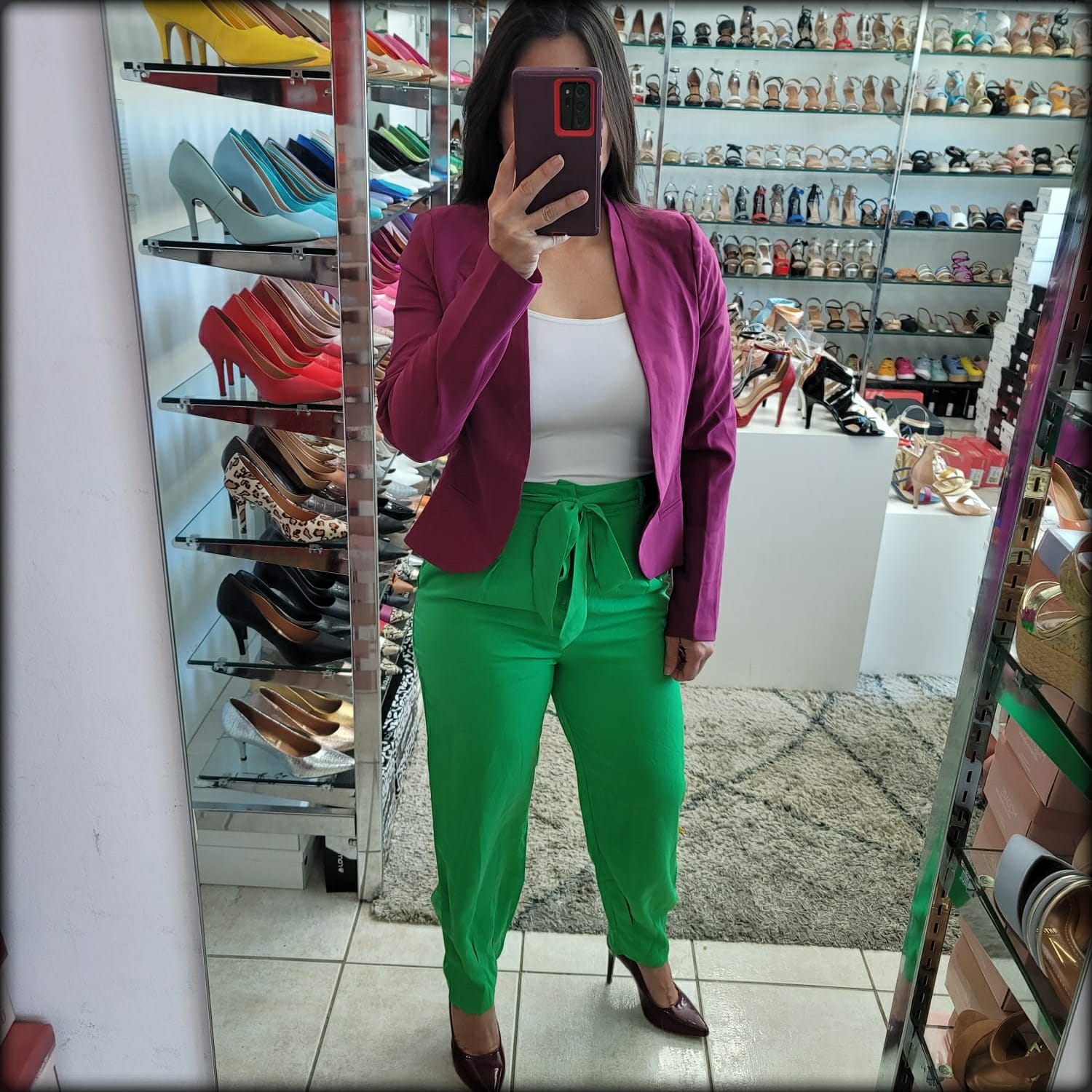 Pantalon Largo Verde