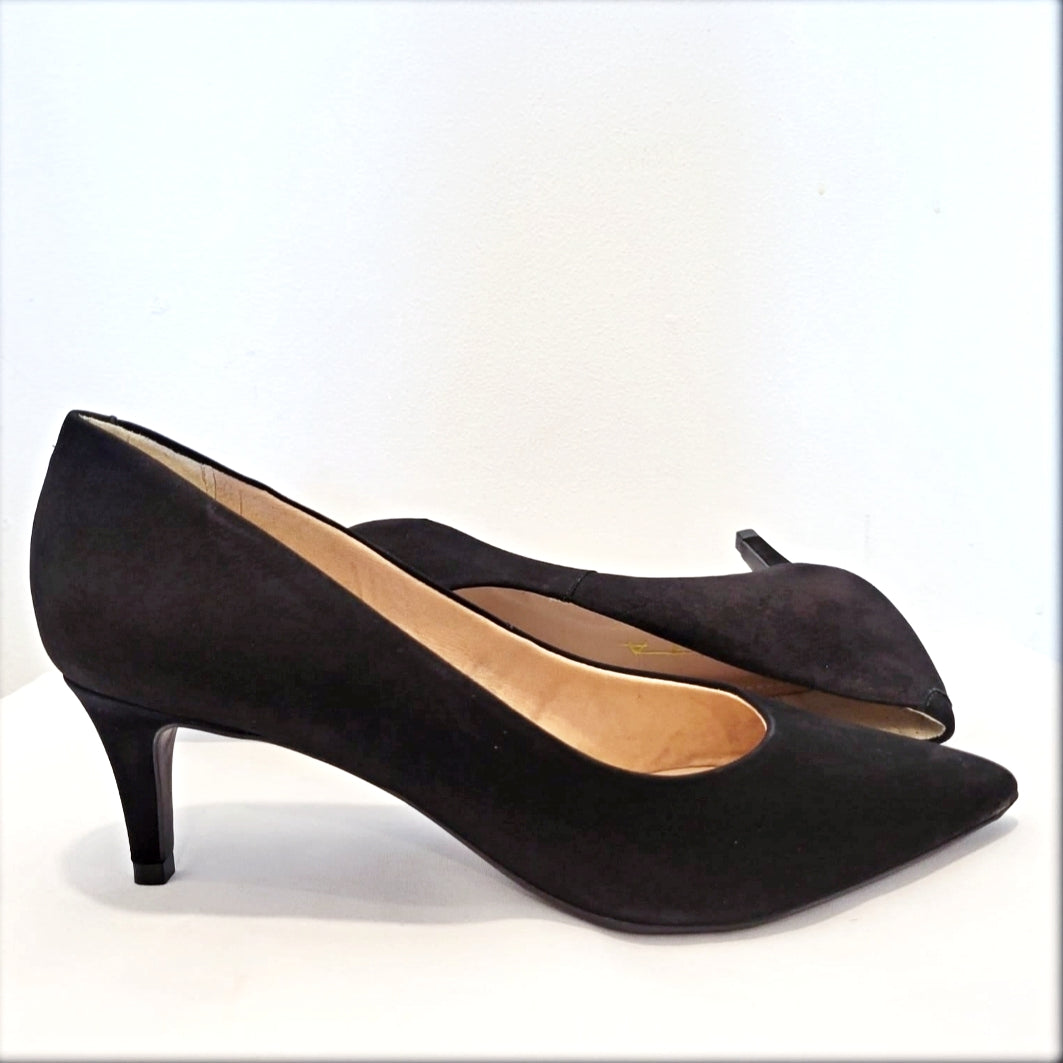 Tabita Nobuck Preto 100% Leather