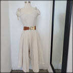 JUMPSUIT MADE IN ITALY 100% LINO