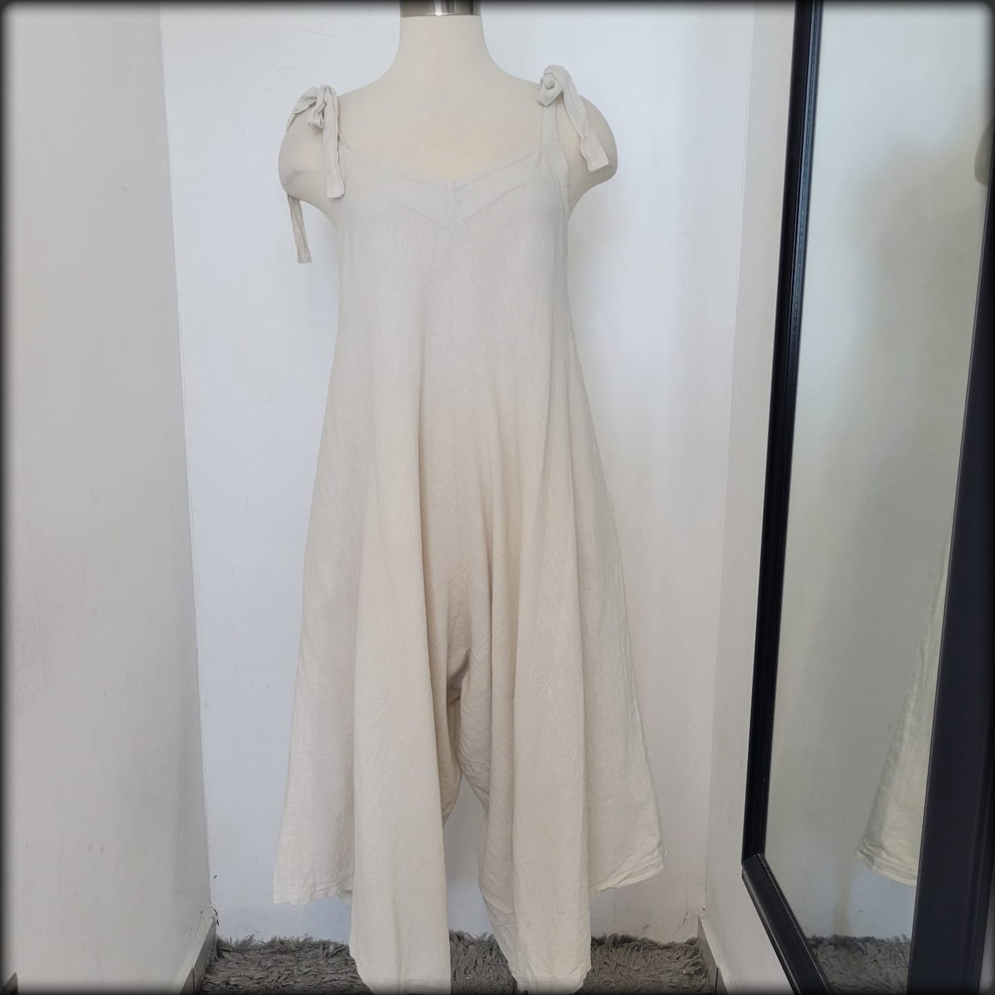 JUMPSUIT MADE IN ITALY 100% LINHO