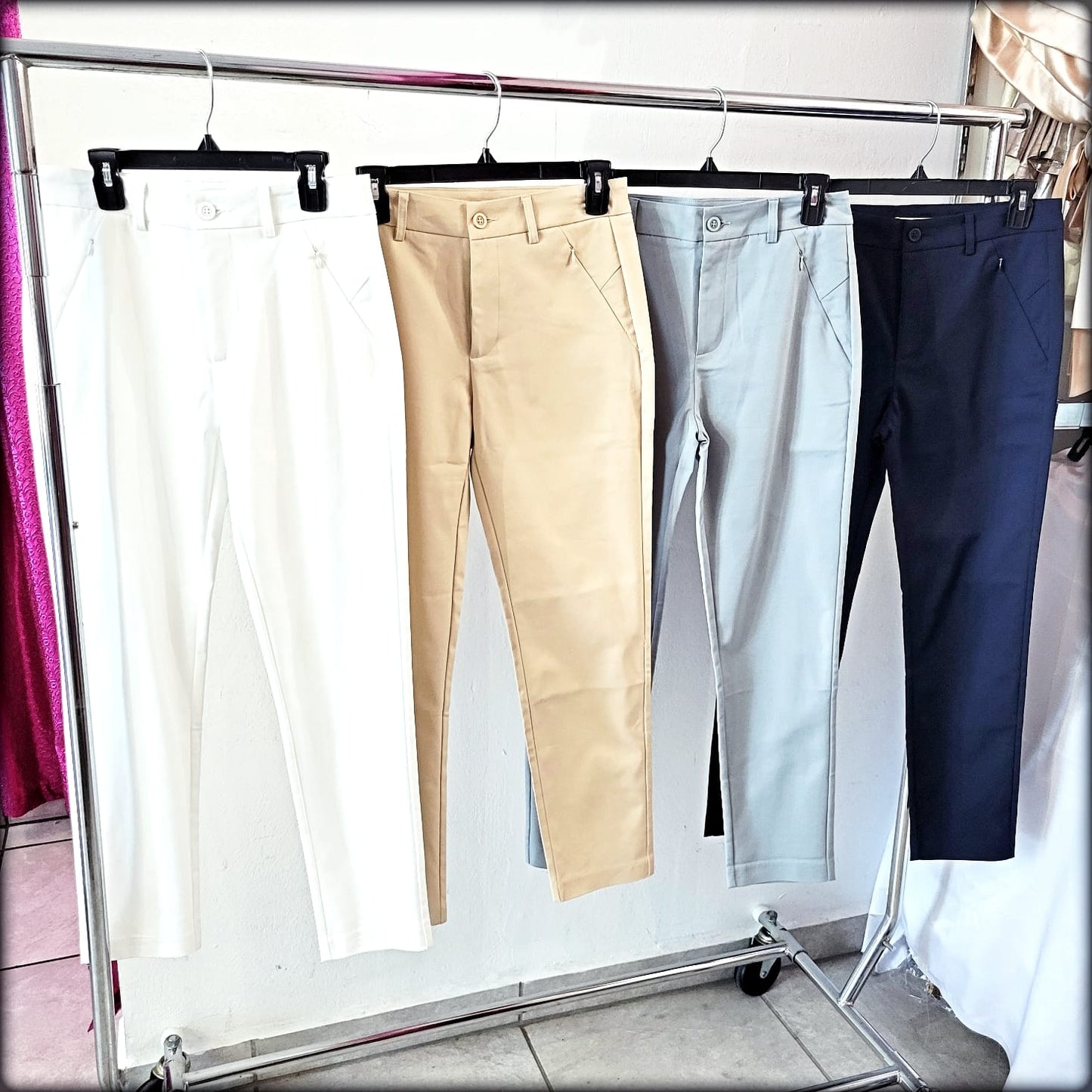 PANTALON LARGO LIGHT BLUE