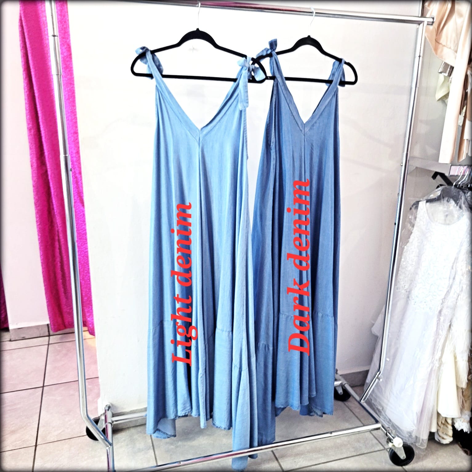 Vestido Largo Made in Italy 100% Tencel
