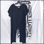 Set Blusa y Pantalón Made In Italy 100% Viscosa