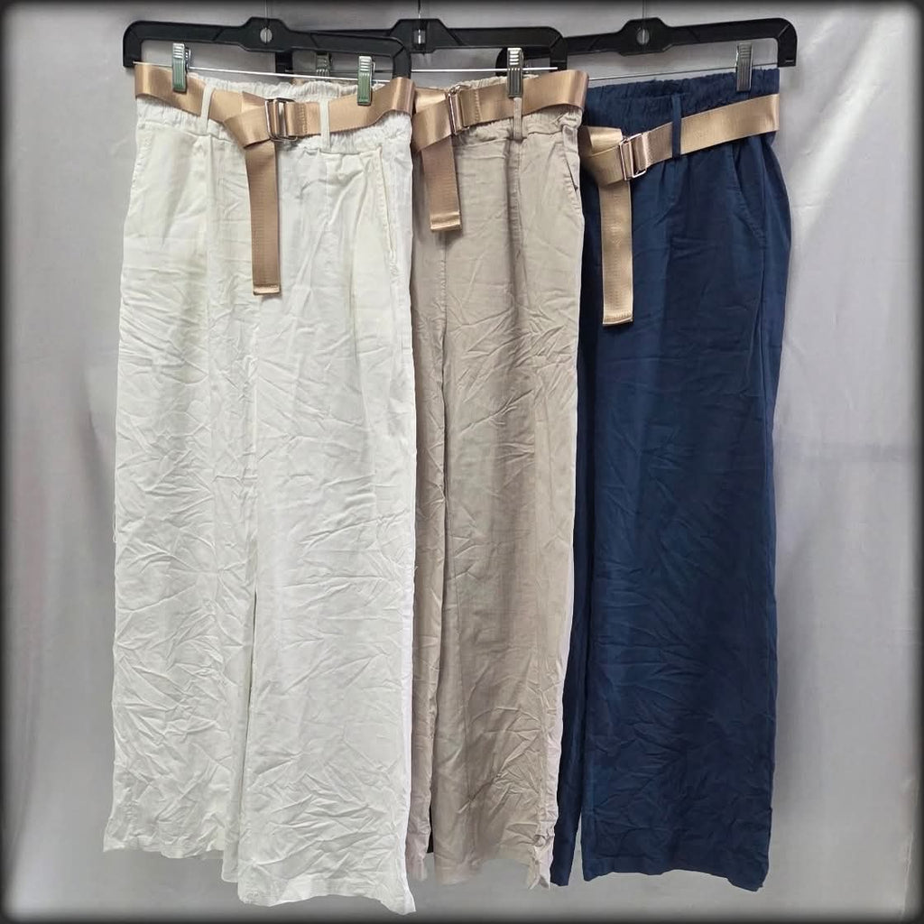 Pantalon Largo made in italy 75% Viscosa 20% Nylon