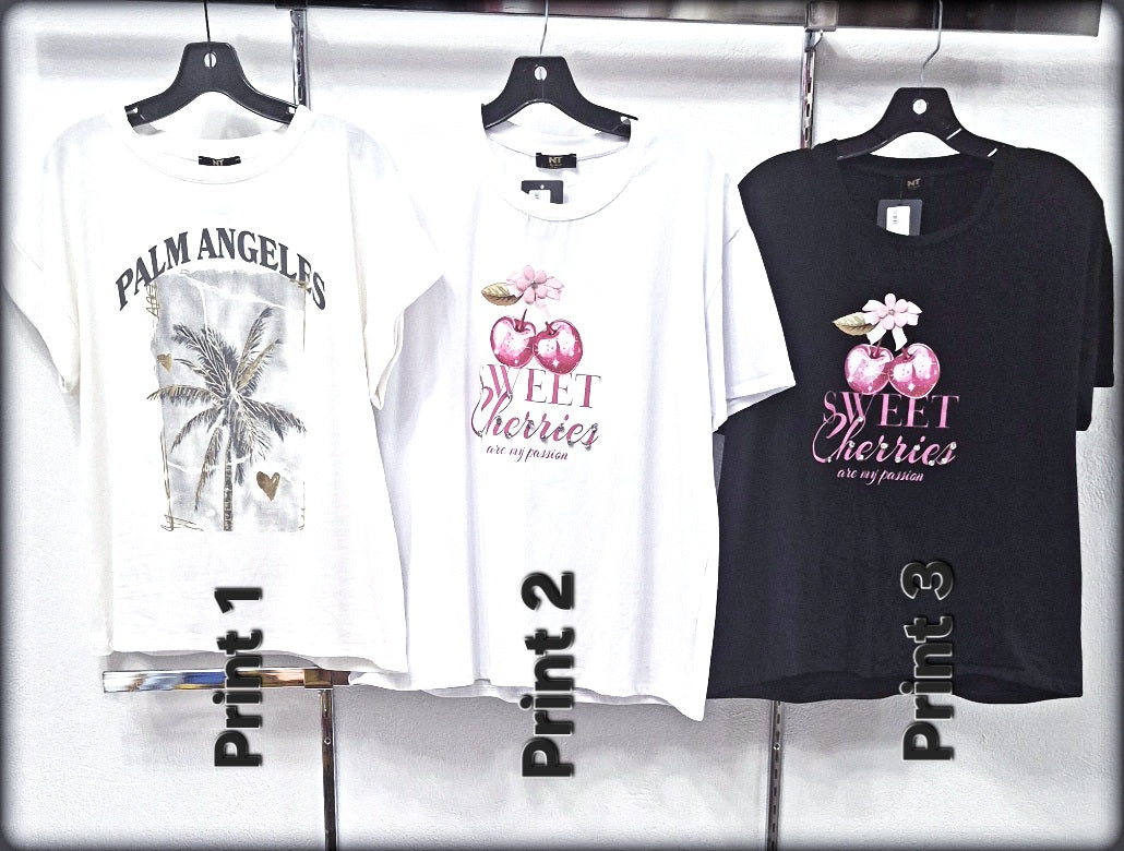 T Shirt Estampada Made In Italy