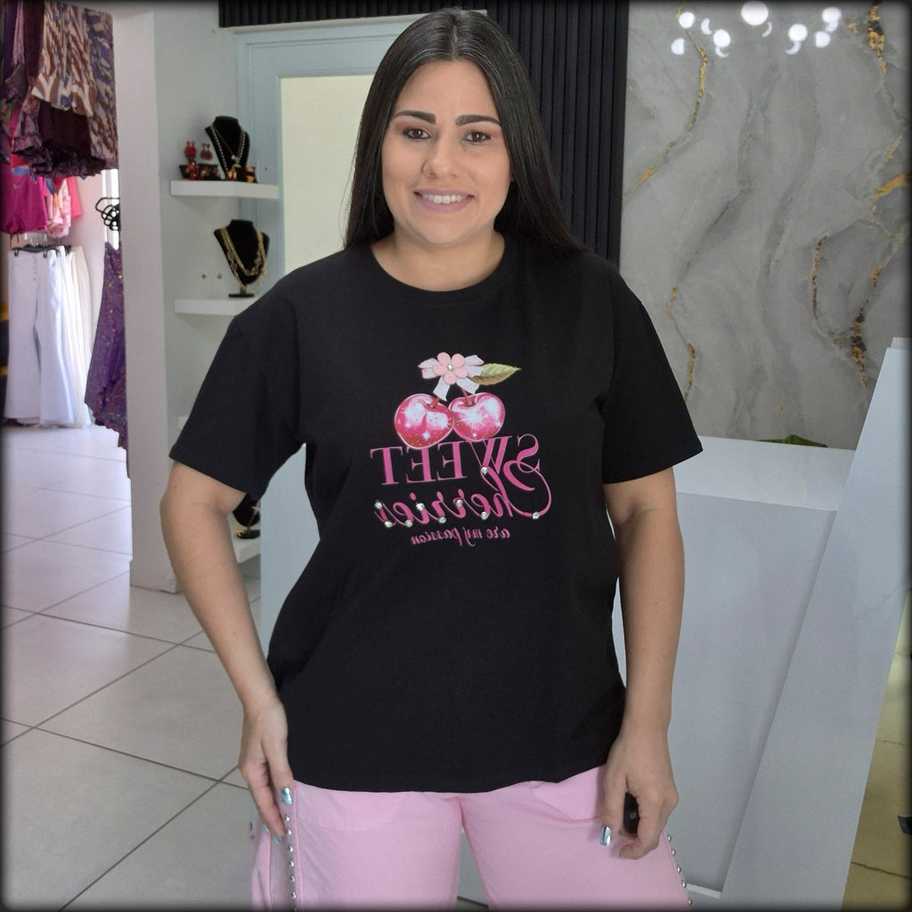 T Shirt Estampada Made In Italy