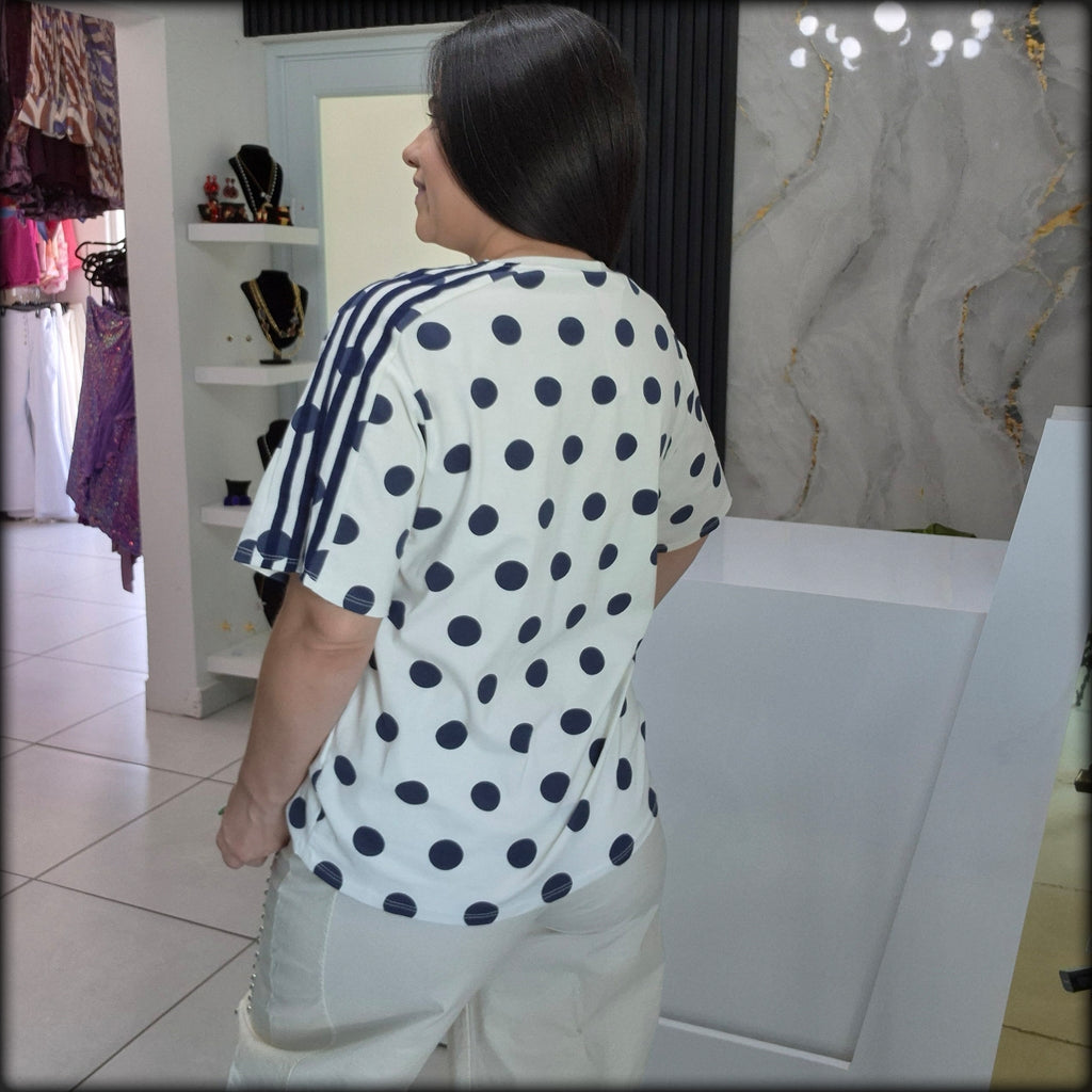 Blusa Made In Italy Polkadot