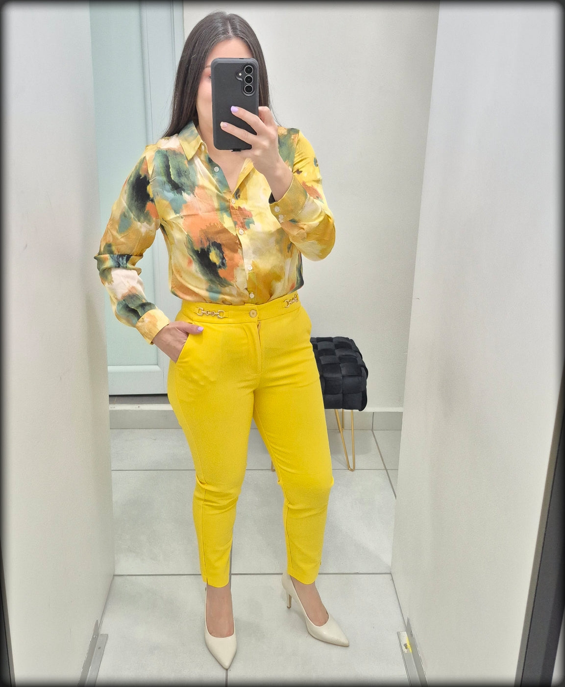 Pantalon Largo Amarillo