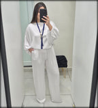 Set de Pantalon y Blusa 100% Viscosa Made In Italy