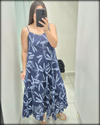 Maxidress Made In Italy 100% Algodon