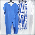 Set Blusa y Pantalón Made In Italy 100% Viscosa