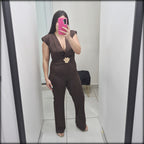 Jumpsuit Made In Italy 20% Polyester 20% Elastano