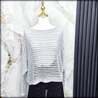 Sweater Lurex Made In Italy 80% Viscosa 20% Fibra