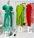 Set Blusa y Pantalón Made In Italy 100% Viscosa