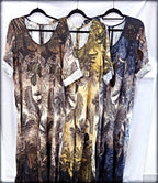 Jumpsuit 100% Lino Made In Italy Estampado