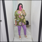Chaqueta Estampado Floral Made In Italy