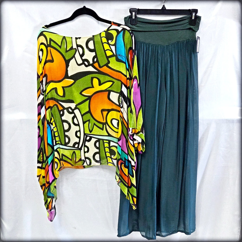 Palazzo Made In Italy 70% Viscosa 30% Seda