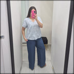 Blusa Bordada Made In Intaly 100% Algodon