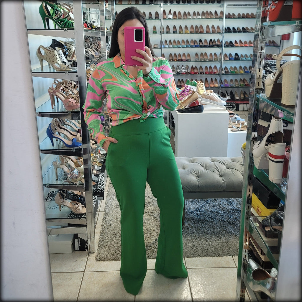 Pantalon Largo Verde