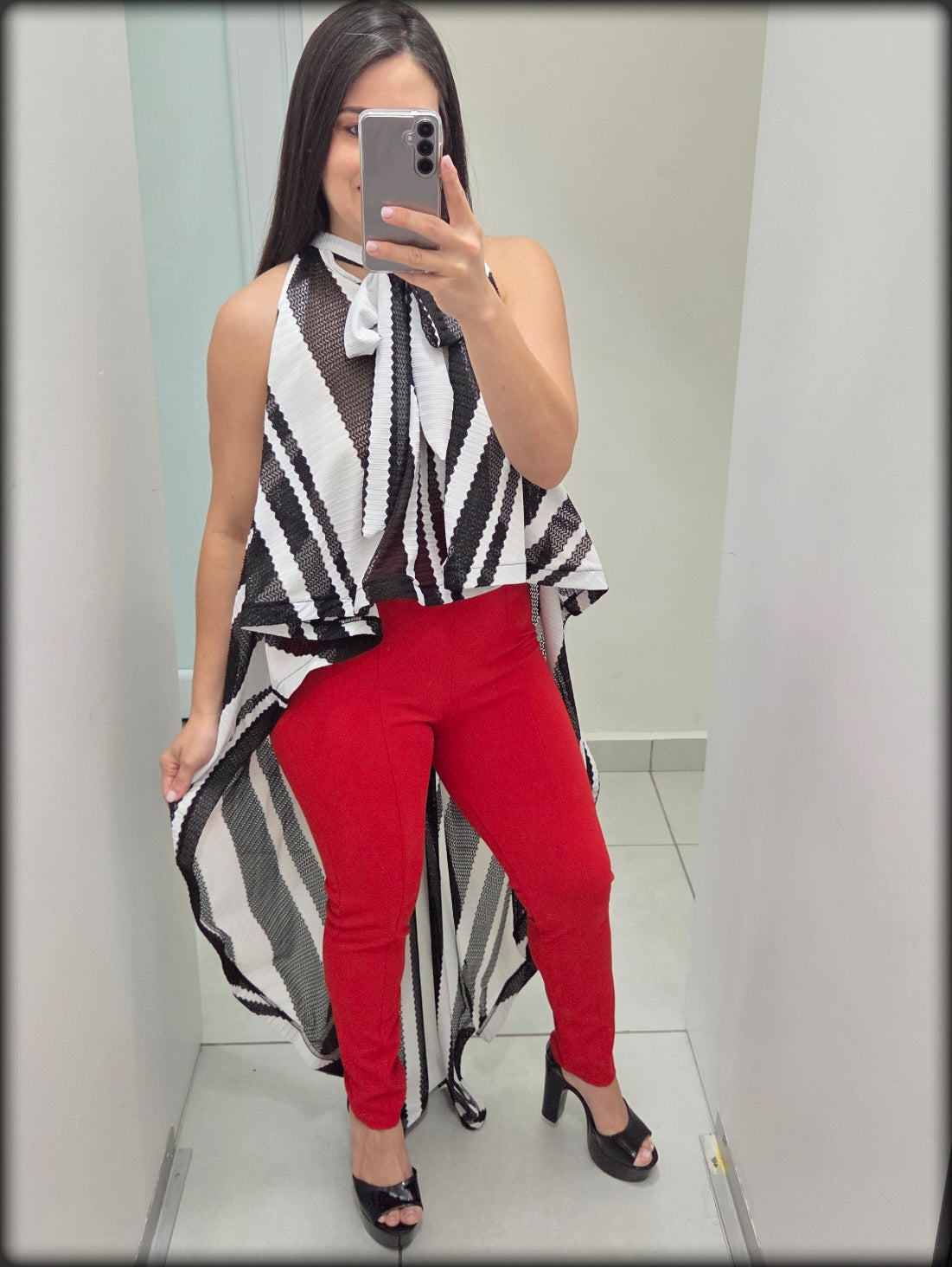 Pantalon Largo Rojo