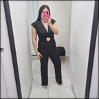 Jumpsuit Made In Italy 20% Polyester 20% Elastano