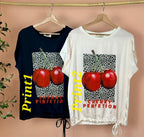 BLUSA MADE IN ITALY ESTAMPADO TELA VISCOSA