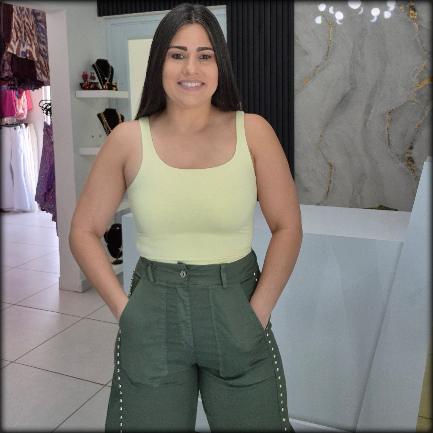 Blusa Basica Amarilla