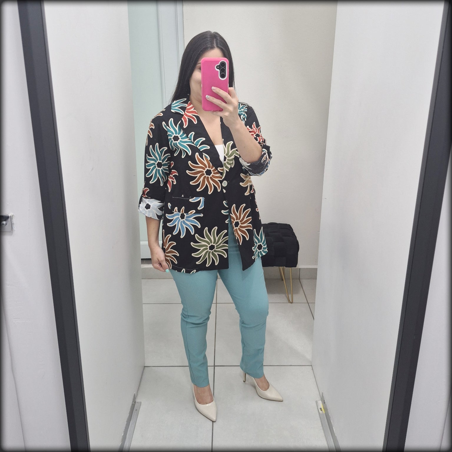 Chaqueta Estampado Floral Made In Italy