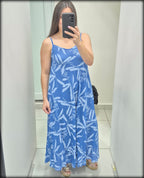 Maxidress Made In Italy 100% Algodon