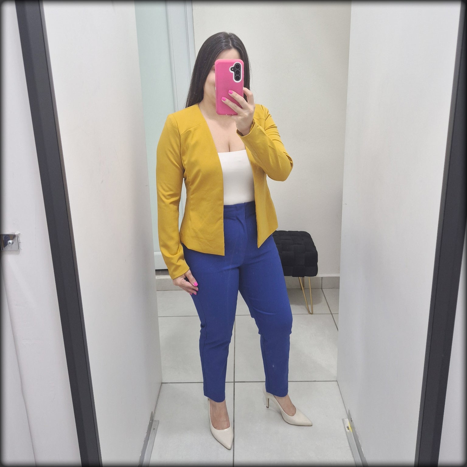 CHAQUETA MOSTAZA