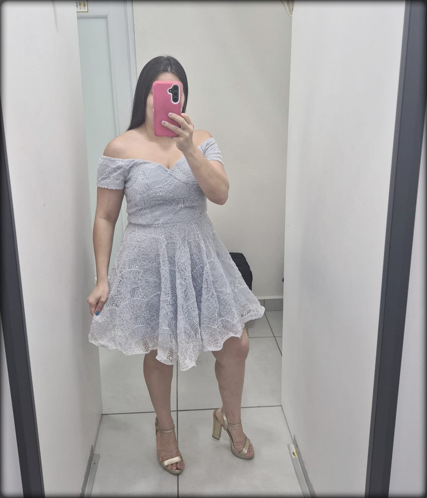 Vestido Corto Offshoulder