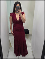VESTIDO LARGO SIRENA