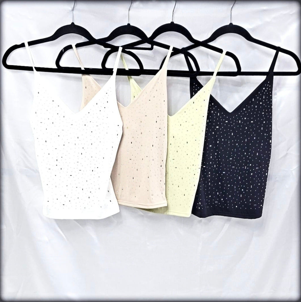 BLUSA BASICA RHINESTONE