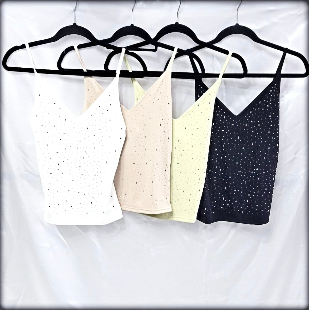 BLUSA BASICA RHINESTONE