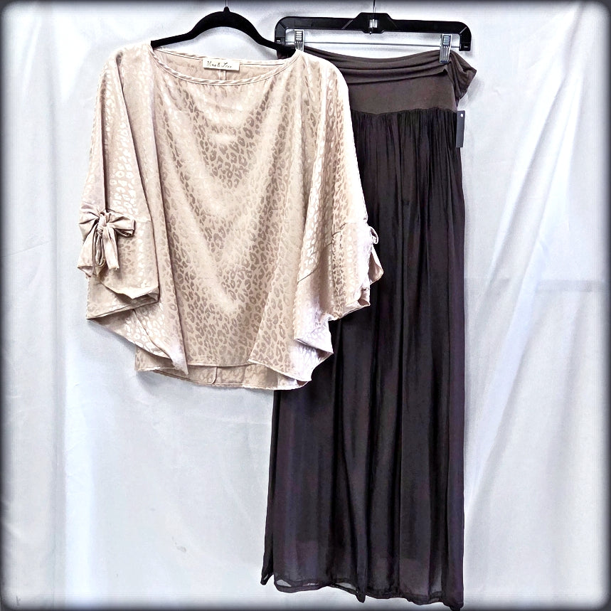 Palazzo Made In Italy 70% Viscosa 30% Seda