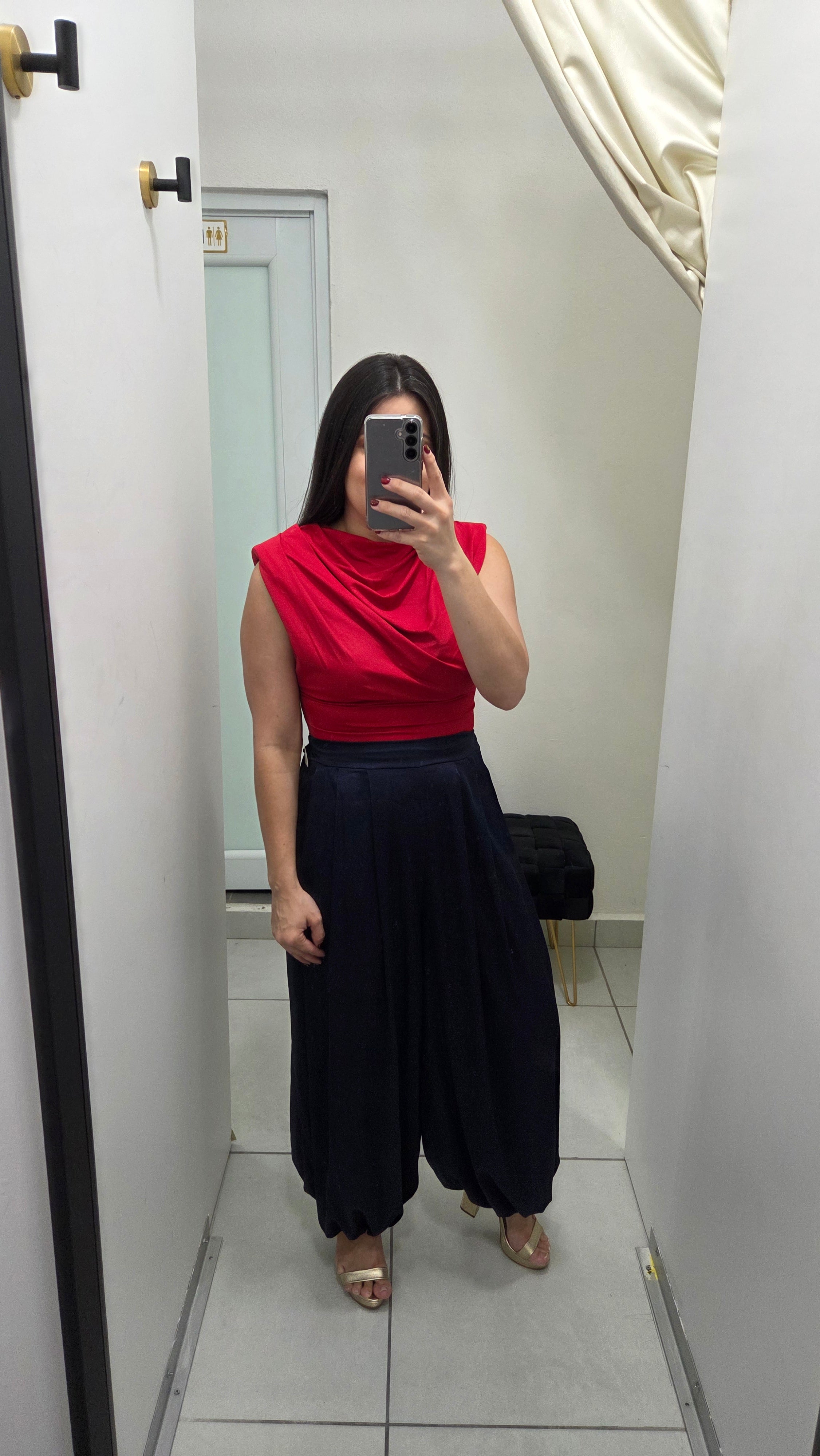 Blusa Made In Italy 90% Nylon 10% Elastic