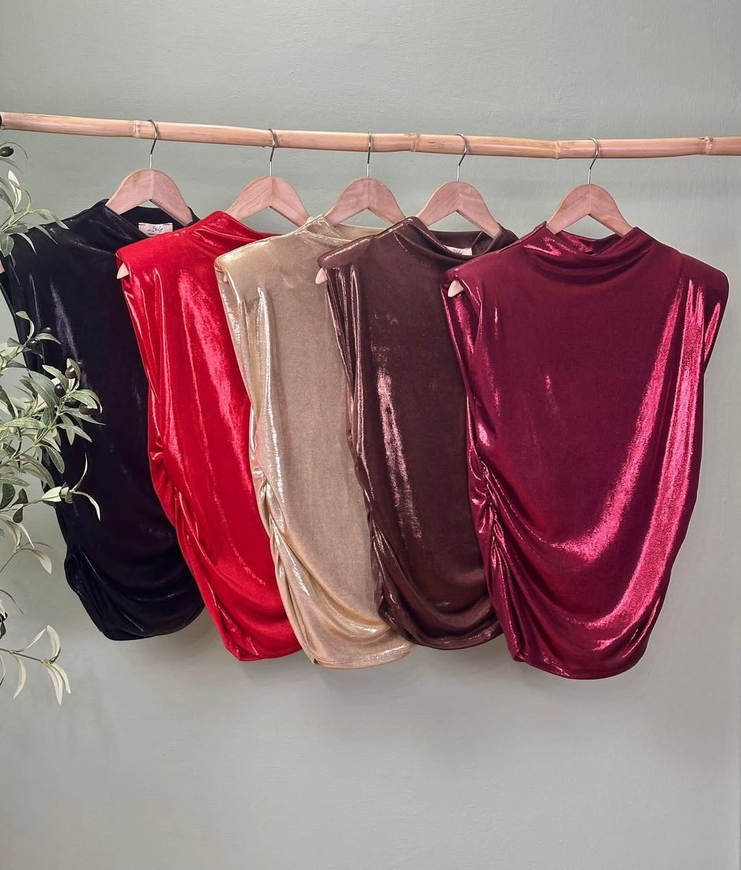 Blusa Made In Italy Laminada