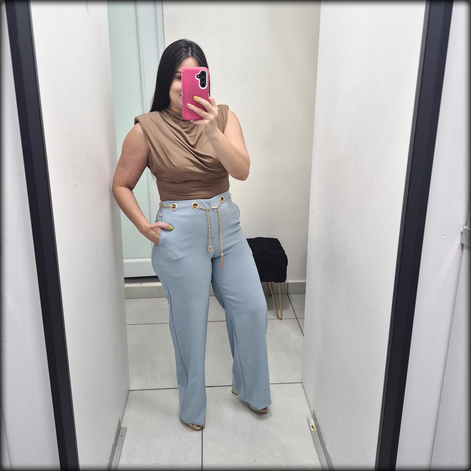 Pantalon Largo Straight