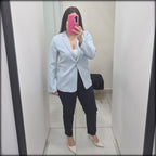Chaqueta Manga Larga Botón