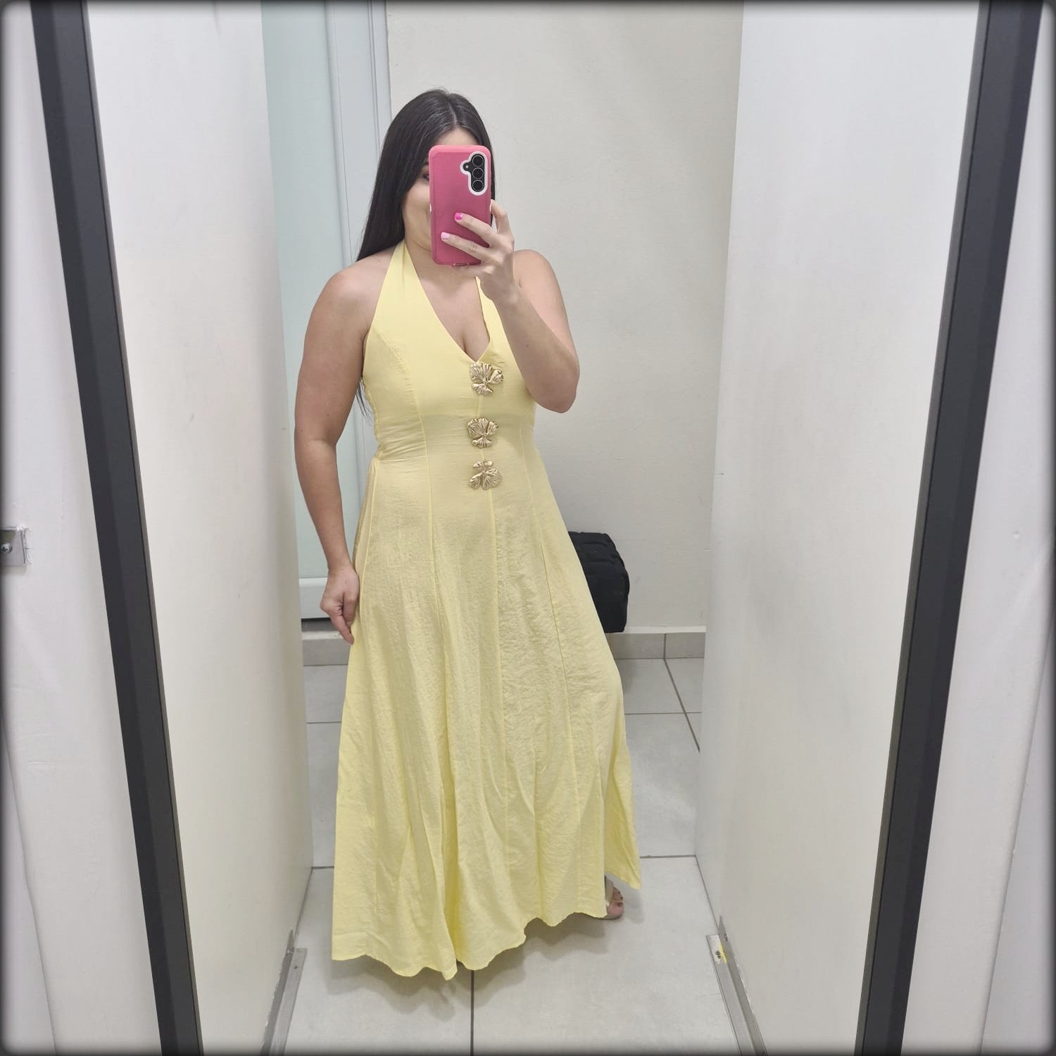Maxidress Halter Made In Italy