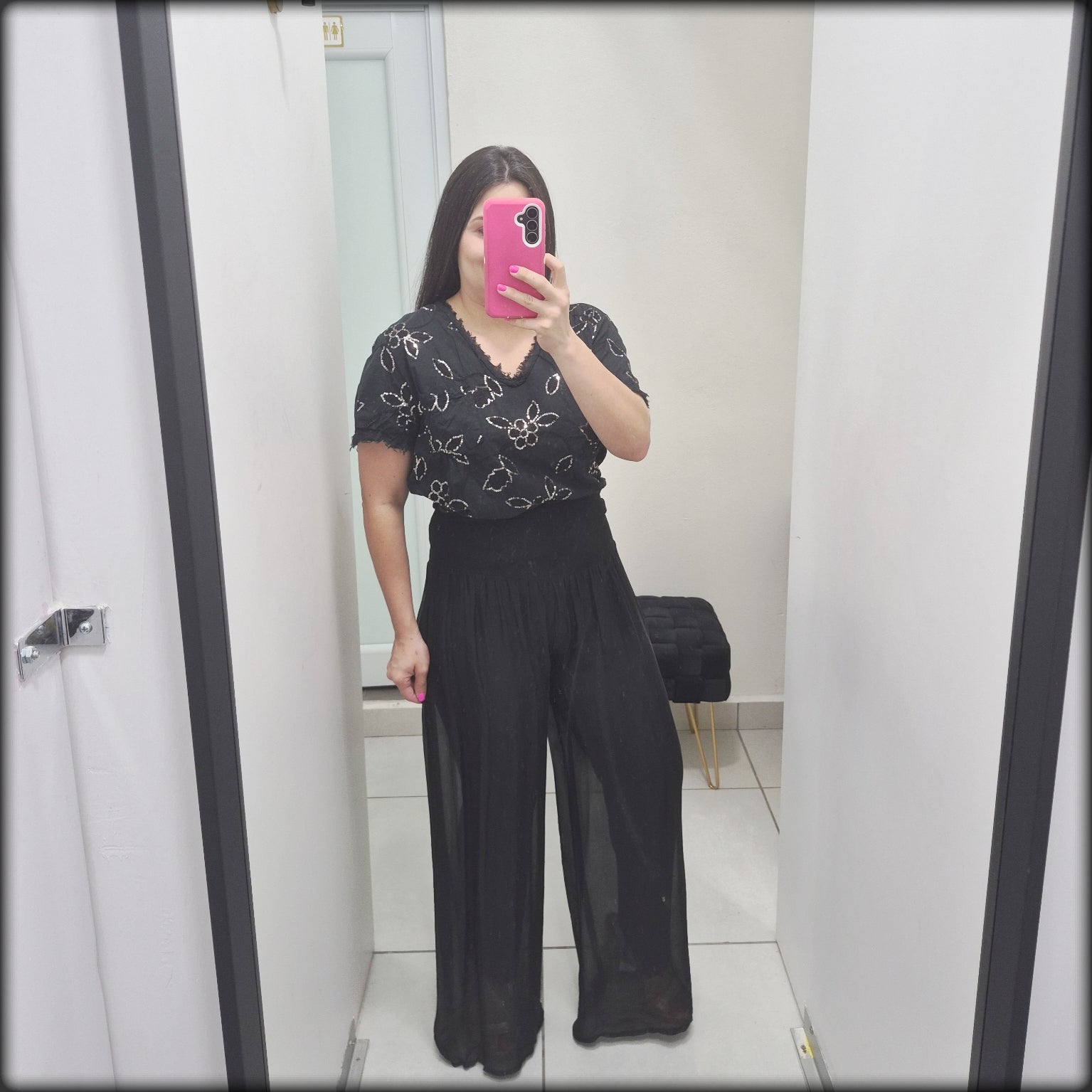 Blusa Bordada Made In Intaly 100% Algodon