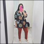 Chaqueta Estampado Floral Made In Italy