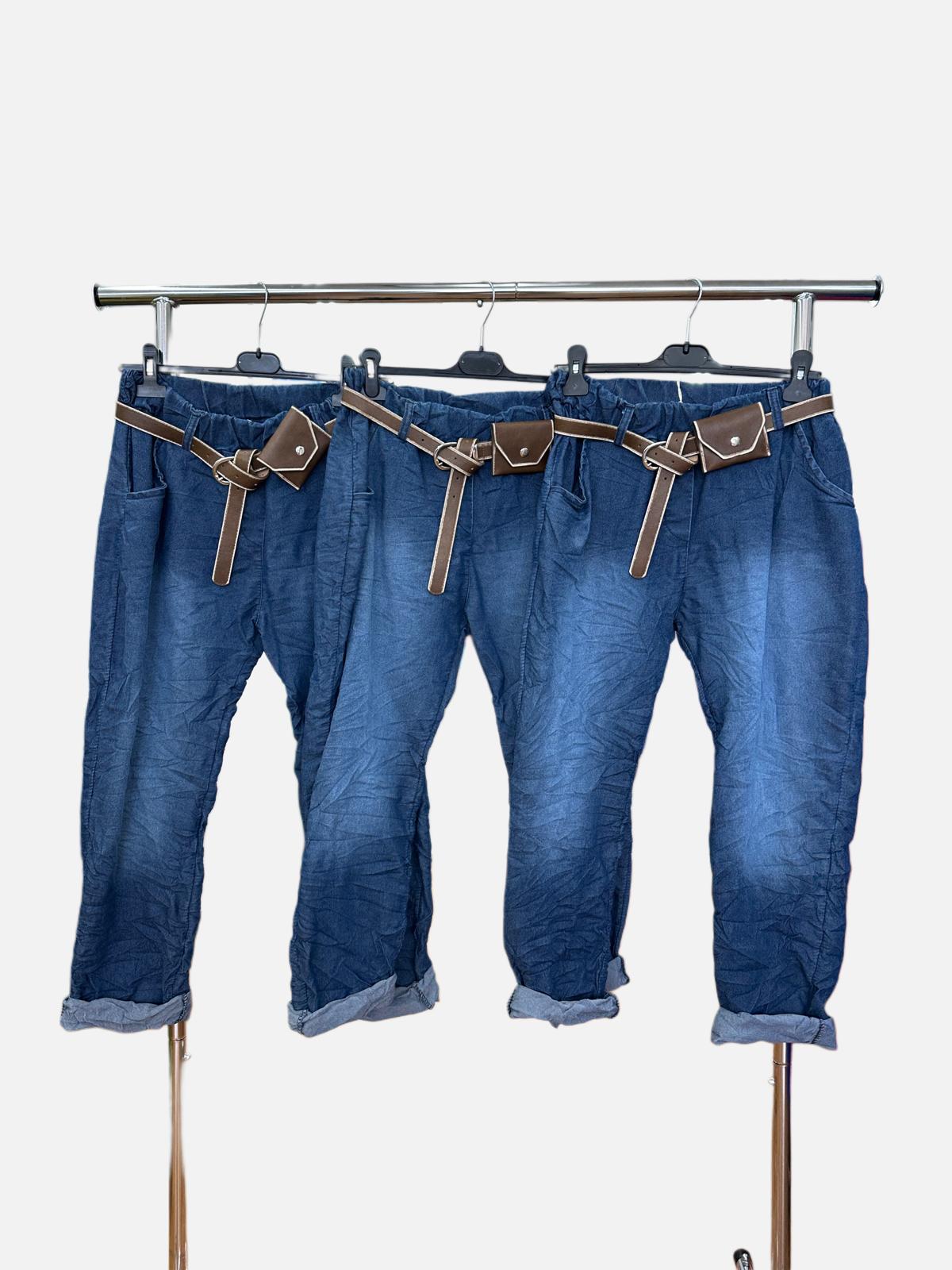 JOGGER MADE IN ITALY CON CORREA 75% ALGODON 23% POLYESTER 2% ELASTANE