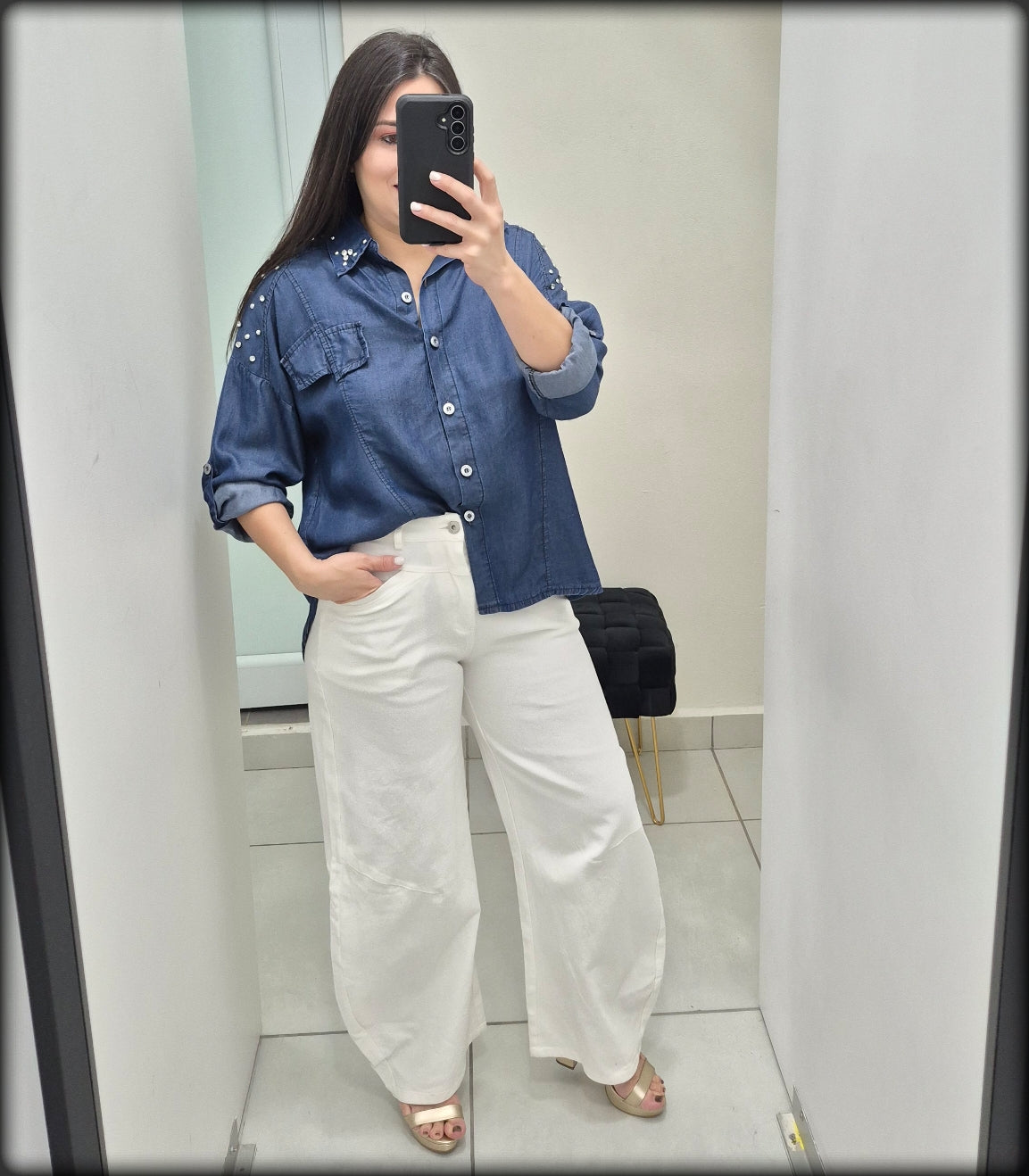 Blusa Made In Italy 100% Viscosa