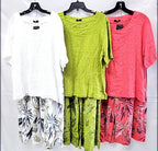 SET PANTALON Y BLUSA 100% LINO MADE IN ITALY