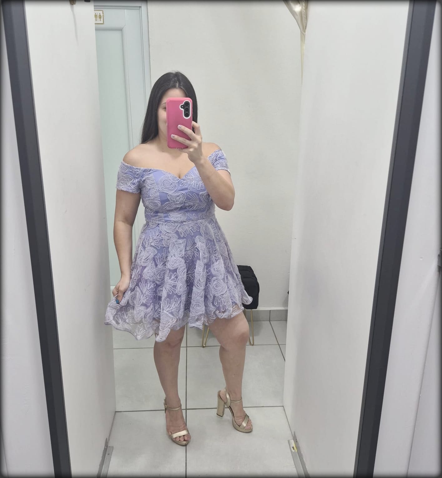 Vestido Corto Offshoulder