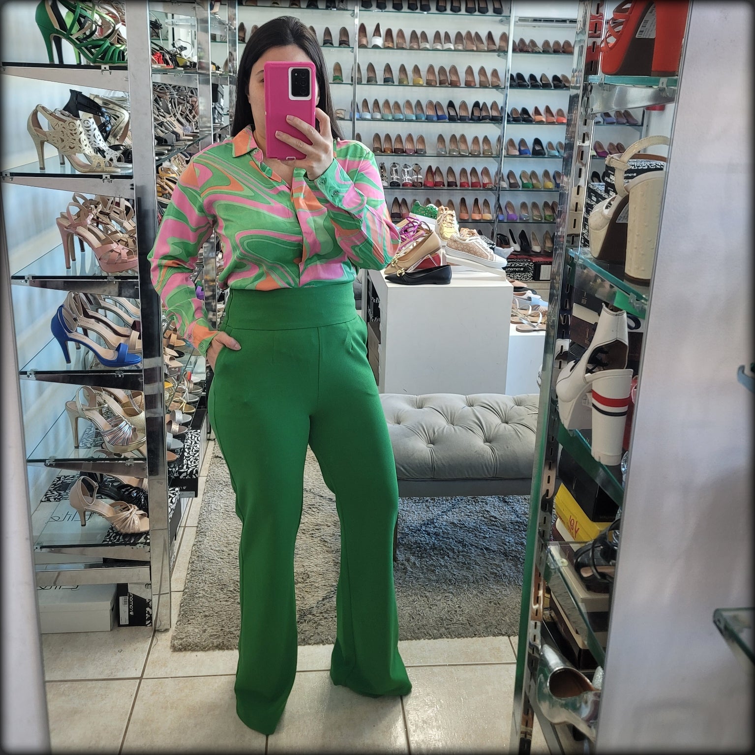 Pantalon Largo Verde